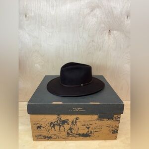 Stetson X Filson Dark Brown Wolf Canyon Fedora Hat
